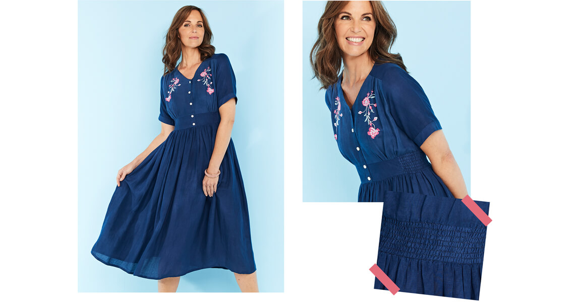 Embrace the loose flowy dress